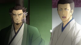 With Kamo Serizawa in Dawn of the Divine Warriors of Hakuouki: Reimeiroku