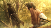 Hijikata leaves Chizuru