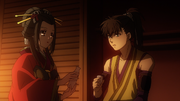 Heisuke drinks with Chizuru