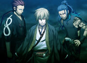 Kazama, Amagiri and Shiranui have come to take away Chizuru