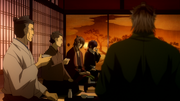 Souji claiming he was planning to kill Serizawa