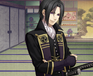 Chizuru sees Hijikata's western outfit for the first time (Hakuouki: Edo Blossoms)