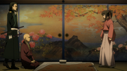 Sannan appears in Sendai Castle