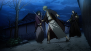 Hijikata fights Kazama
