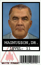 Magnusson's badge.