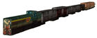 Грузовые поезда в низком разрешении, используется в скайбоксе Half-Life 2 в главе "Опасная вода".