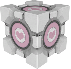 Weighted Companion Cube Meat | Art Print