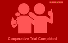 The other BBS image, "Cooperative Trial Completed".