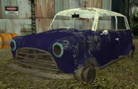 Austin Mini Cooper Wreck (Vehicle Cut from game)