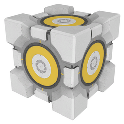 Weighted Companion Cube - Portal 1 - 1:1 Scale