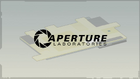 Aperture Laboratories logo seen in the "Portal is Free" video.