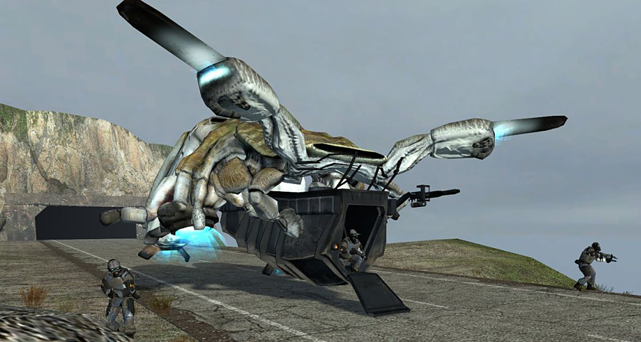 HLA Dropship02 - Combine Dropship - Combine OverWiki, the original Half-Life  wiki and Portal wiki