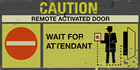 Underground caution remote door1