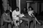 George Goodman, William Ray, Robert Guillaume, and Olive Moorefield, rehearsal of Porgy and Bess
