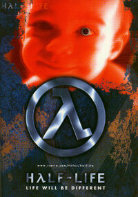 Half-Life baby poster
