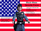 Black Mesa Security Force poster.