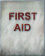 Unused first aid locker texture.