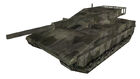 The brush camouflage Merkava.