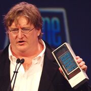 Gabe Newell GDC 2010 (cropped)
