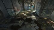 Old test chamber 01 GlaDOS' testing track Portal 2