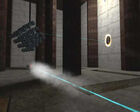 Testing the Rocket Sentry on GLaDOS, using Rollermines as a placeholder.