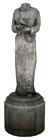 Gravestone statue model.