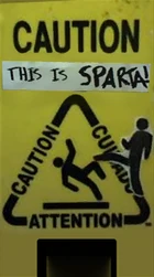 Wet floor sign