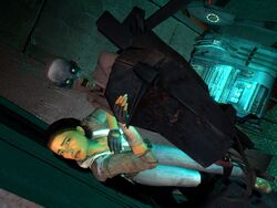 Half-Life 2 - The Hunter Attacking Alyx Vance Scene 