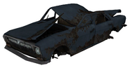 Volga GAZ-24 Wreck (Heavily Damaged)
