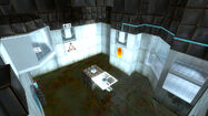 Emitter next to the upgraded ASHPD in Test Chamber 11.