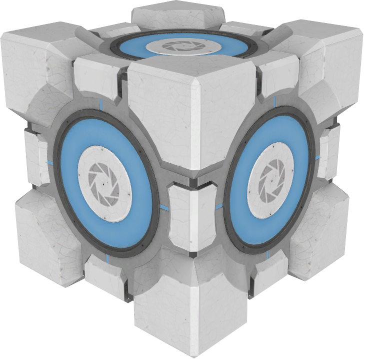 How to make a Portal Companion Cube card box • Offbeat Wed (was