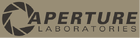 Aperture Laboratories logo as seen on a container in the Episode Two model.