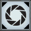 Reversed Aperture Science logo used for the Achievement "Aperture Science".