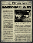 Underground trophycase newspaper