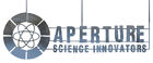 Aperture metal logo 40s full