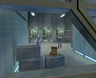 The shotgun scientist and a security guard, mirrored in Half-Life 2.