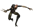 Throwing knife/grenade animation.