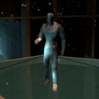 Gordon's single-textured placeholder model seen in Half-Life 2: Episode 1 when using the "thirdperson" command.