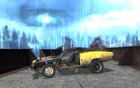 The Muscle Car in front of the Portal Storm.