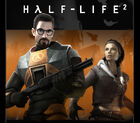 Freeman on the cover of Half-Life 2, "game of the year" edition.