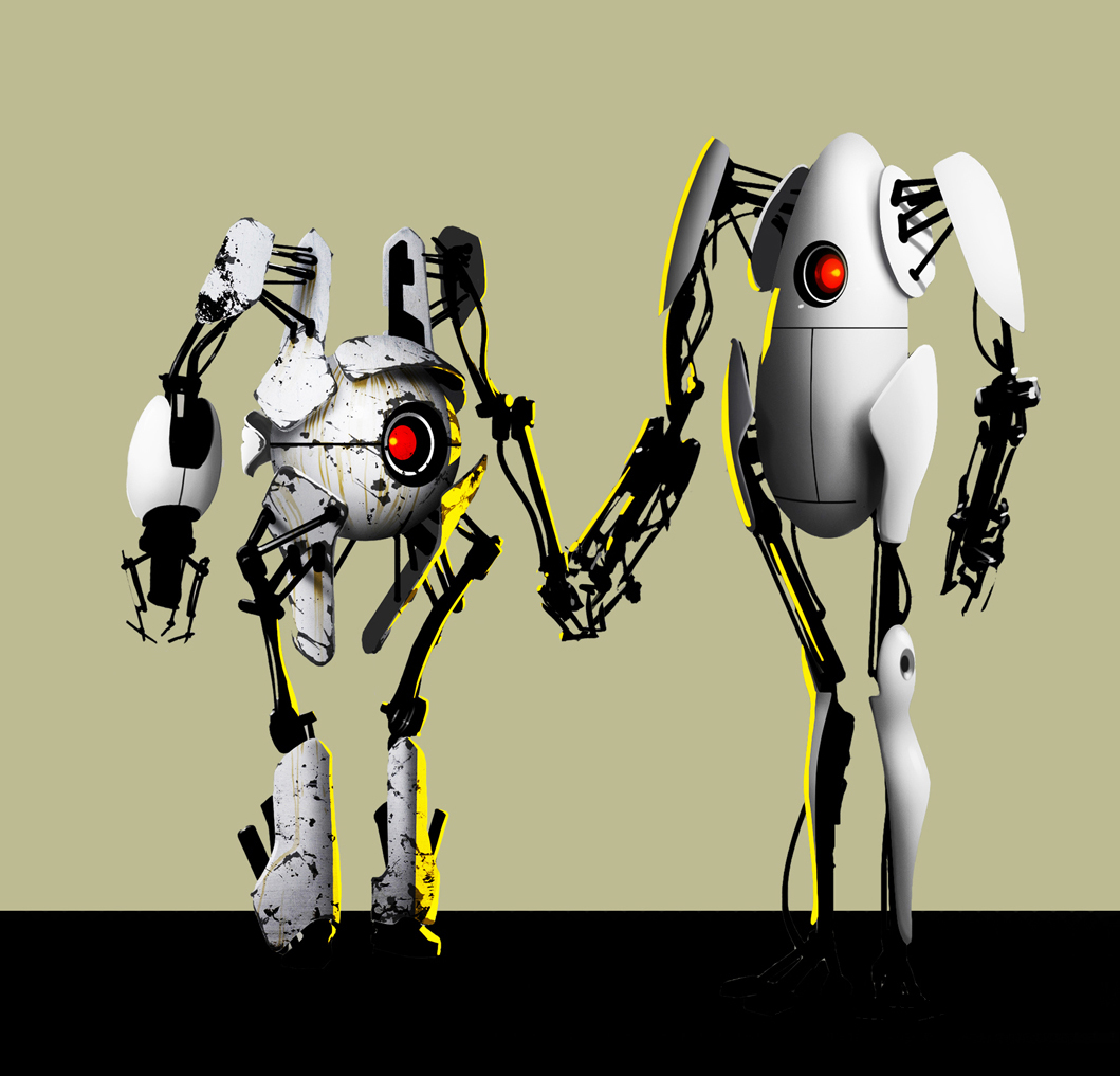 portal robot costume