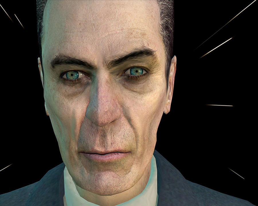 I edited G-man to look more like he looked in hl2. Several people have  already done this, but I decided to make my version. : r/HalfLife