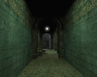 The hallway seen in the Get Your Free TVs! official screenshot, seen from opposite.