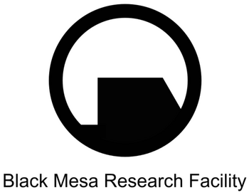 Black Mesa logo documents text