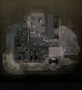 Lageplan der Karte (CS:GO).