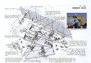 Konzeptzeichnung des Kanonenboot-Lagerraums in Nova Prospekt.