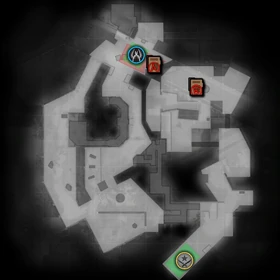 Lageplan der Karte (CS:GO).