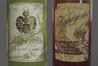 Wine bottles render detail