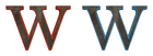 Sign Letter W001