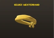 Gelbes Meisterband